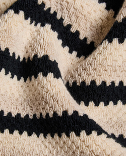 Zara Home - Жаккардовый коврик для ванной комнаты с геометрическим рисунком, черный, 50x80 см