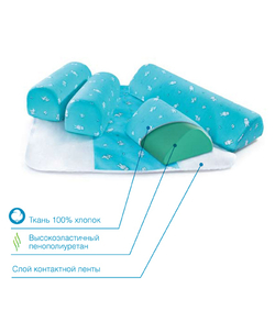 Детская ортопедическая подушка-конструктор Trelax Baby Comfort.