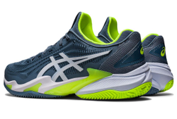 Мужские кроссовки теннисные Asics Court FF 3 Clay - steel blue/white