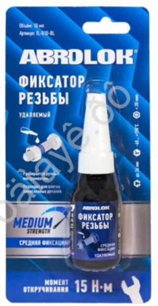 Герметик резьбы  Абро синий 10мл TL-010-BL