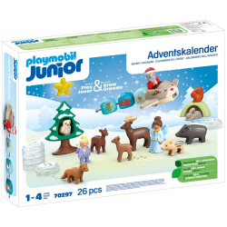 Playmobil - Junior Адвент-календарь 2024 Снежное Рождество 70297 / артикул   70297  / GTIN 4008789702975