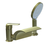 24033-S Смеситель на борт ванны (МАТ. ЗОЛОТО)  GANZER