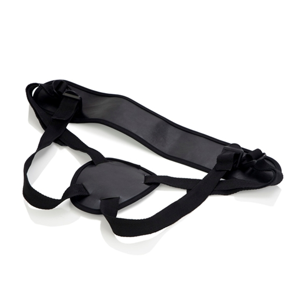 Розовый страпон с вибрацией 10-Function Love Rider G-Caress