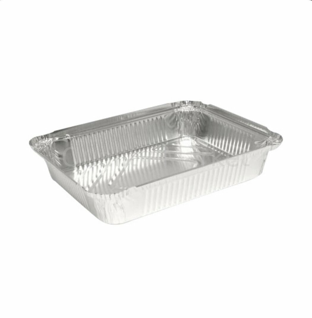 Алюминиевая форма L-край - 225 х 175 х 35 мм, 1040 мл (25шт)