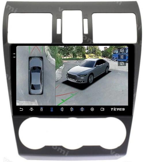 Магнитола для Subaru Forester 4 2012-2015, Impreza 4, XV (штатная КЗВ и/или harman/kardon) - Teyes CC3-2K-360 на Android 10, Быстрая, 2K QLED, CarPlay, 4G SIM-слот, 4 камеры в комплекте