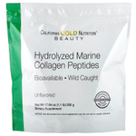 California Gold Nutrition, гидролизованные пептиды морского коллагена, без добавок, 500 г (17,64 унции)