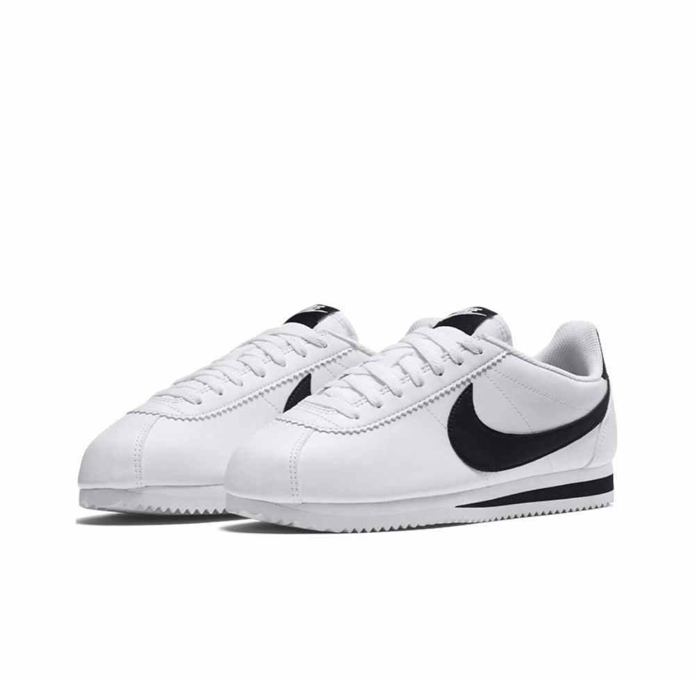 Женские кроссовки Nike Classic Cortez Leather 'White Black' 807471-101