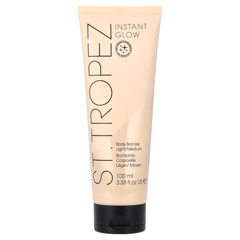 St. Tropez, Instant Glow, бронзер для тела, светлый/средний, 100 мл (3,38 жидк. унции)