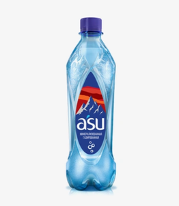 Вода Asu минеральная газированная, 0,5 л
