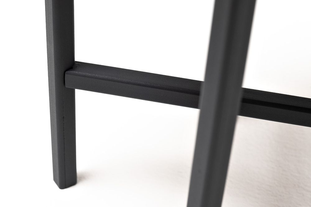 "Кипр" интерьерный стол из HPL круглый Ø30 H40, цвет "серый гранит"