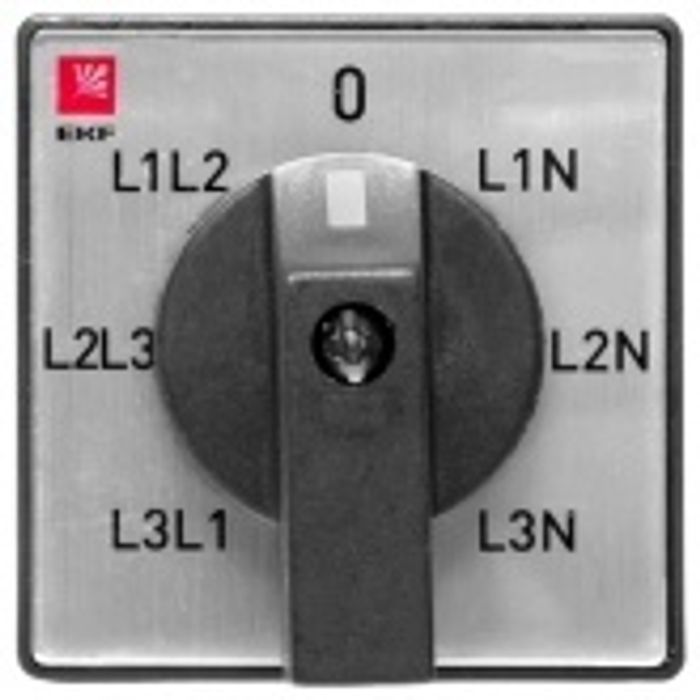 Переключатель кулачковый ПК-1-64 10А для вольтметра IP20 EKF pk-1-64-10