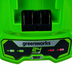 Зарядное устройство Greenworks G24C, для аккумуляторов 24В, Li-Ion (быстрое)