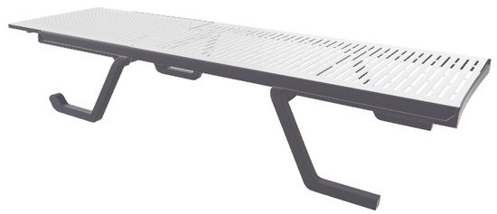 Шезлонг металлический Doge Италия белый