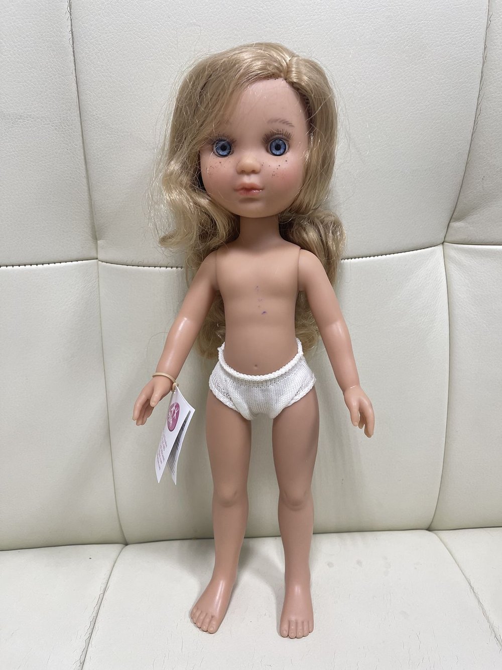 Уценка. Кукла для девочки виниловая 35см Ева без одежды