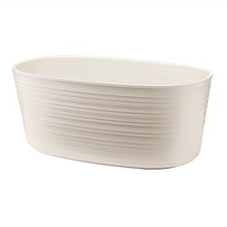 Кашпо для комнатных растений малое Tierra, молочное