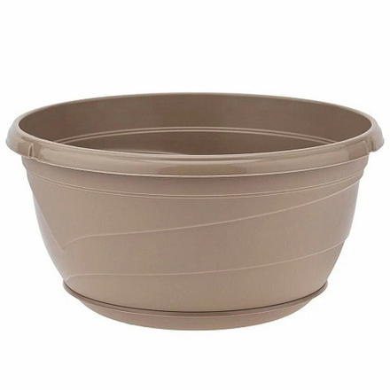 Горшок для цветов подвесной "Венеция" 6л фраппе(с поддоном/без подвеса)