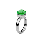 Кольцо Qudo Firenze peridot 17.2 мм 610843/17.2 G/S