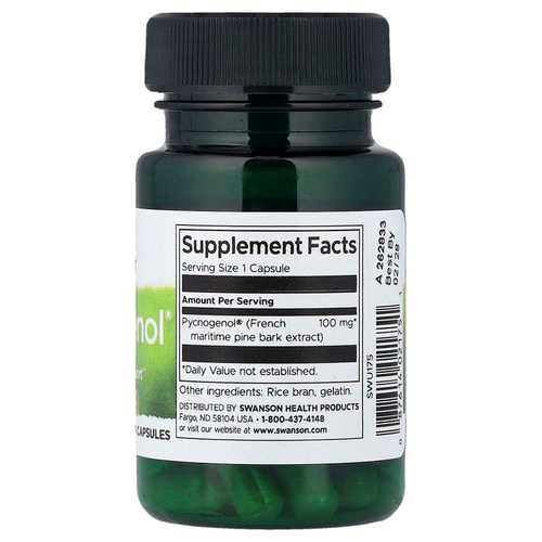 Swanson, Pycnogenol®, 100 мг, 30 капсул
