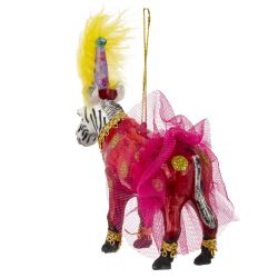 GAEM Украшение новогоднее "Зебра", L11,5 W4 H13 см