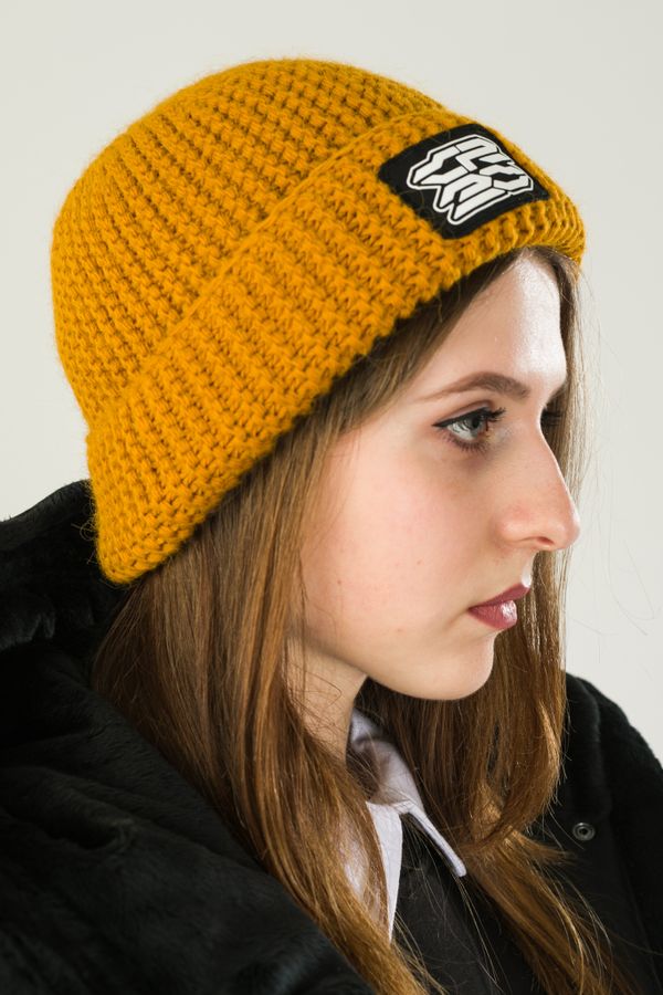 Шапка Corn Beanie Горчичная - фото 5
