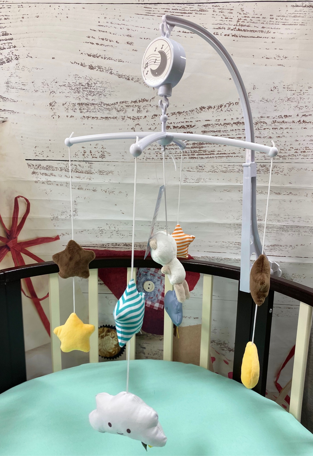 Музыкальный мобиль "Звездное небо" мех./пласт., 1 мел.