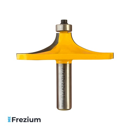 Фигирейная горизонтальная фреза по дереву 77x12x22x71.5 мм