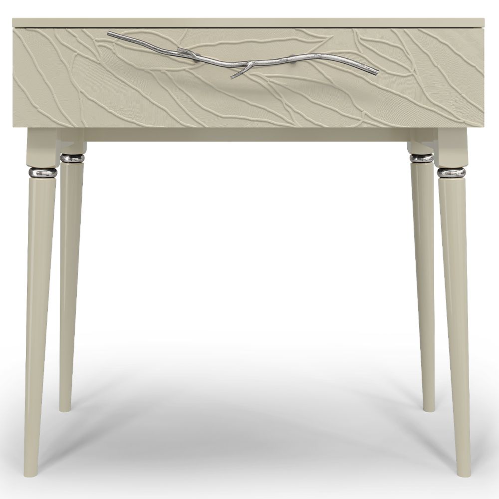 Консоль Арт Колор leaves Классик Сильвер Серый шелк