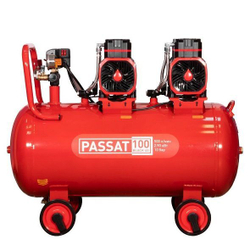Компрессор PASSAT-100 BLACK 4G новое поколение (100л, 500л/мин, 2.9кВт)