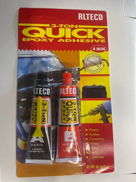 Клей 3-ton Quick Epoxy эпоксидный двухкомпонентный 56,7 г.