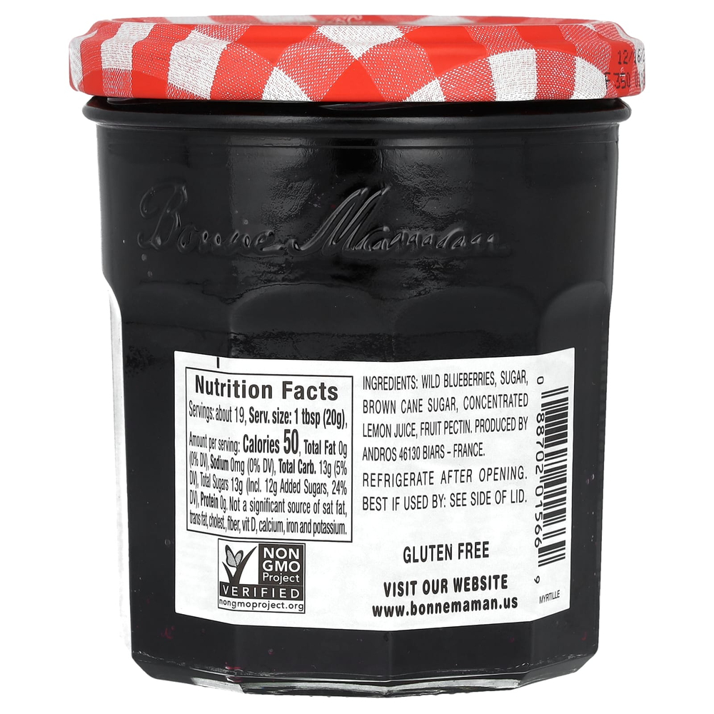 Bonne Maman, Варенье из дикой черники, 370 г (13 унций)