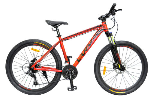Велосипед 27.5" VARMA EXTREME H77DA  р.18, красный 24ск., ал. 2024