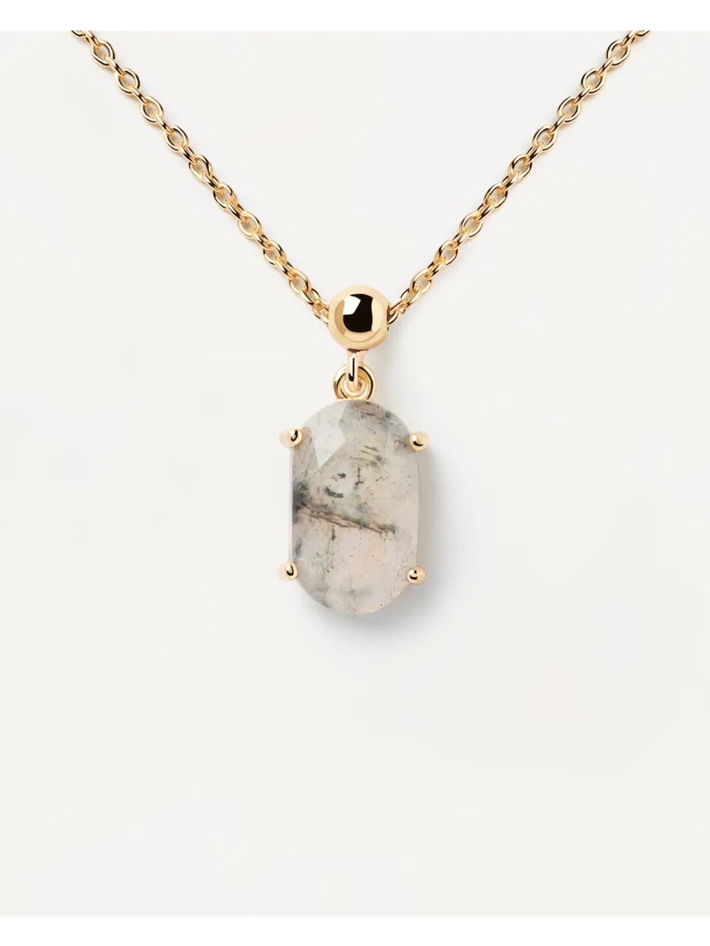 Подвеска-шарм женская PDPaola Labradorite Strength серебро 925 пробы покрытое золотом 750 пробы CH01-015-U