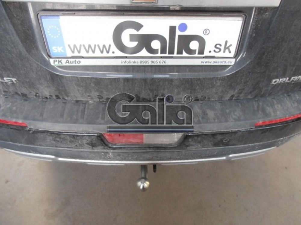 Фаркоп оцинкованный Galia C061A для Chevrolet Orlando 2011-(паспорт и сертификат в комплекте)(без электрики)