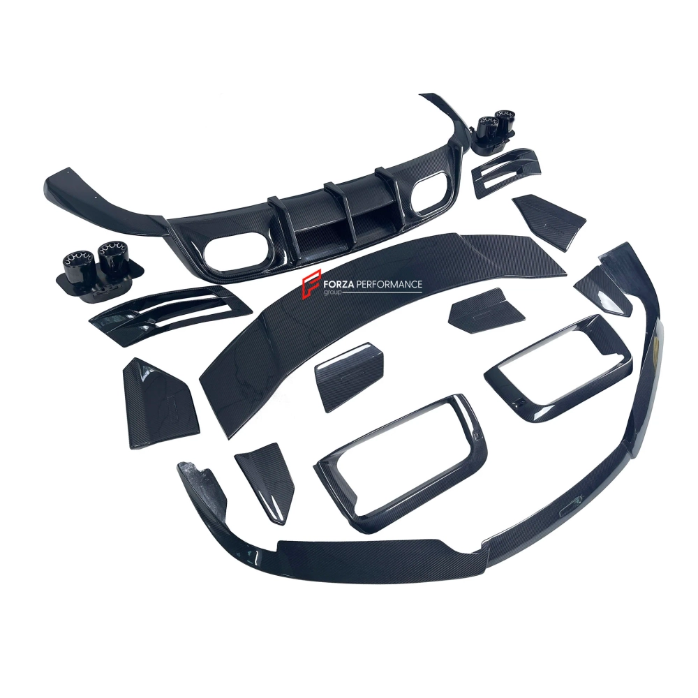 Карбоновый аэродинамический обвес для PORSCHE 911 992.1 Turbo S 2019–2025 Порше