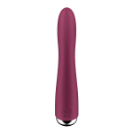 Малиновый вибратор-ротатор 18см Satisfyer Spinning Vibe 1