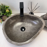 Раковина из речного камня RS-63329 (50*39*16) 0122