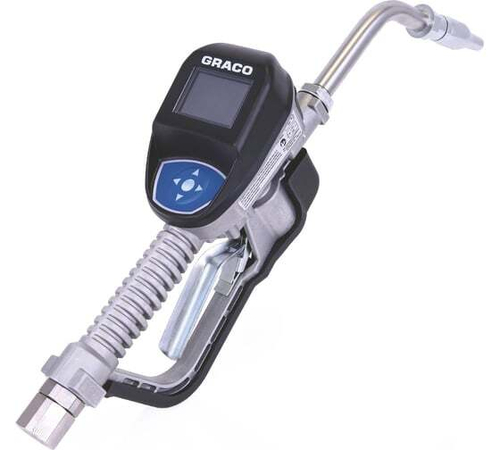 Раздаточный пистолет с расходомером 1/2bspp, жесткая насадка, до 68 л/мин для антифриза