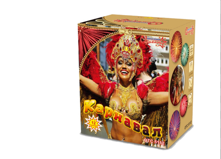 Батарея салютов Карнавал   1,2"/12 залпов