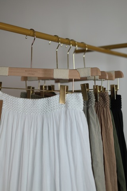 юбка длины макси, на резинке с подкладом