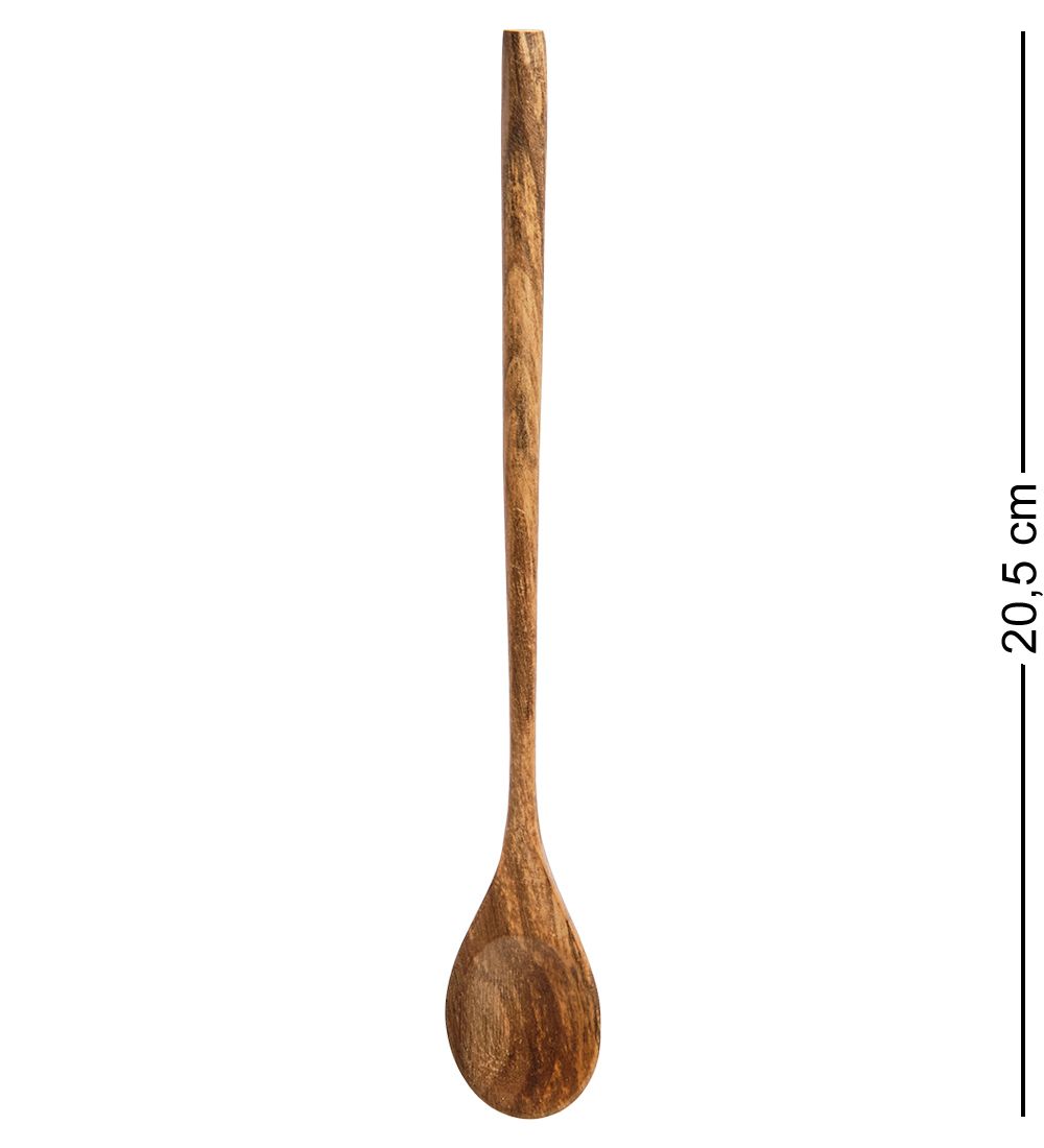 Народные промыслы ДР-509 Ложка для кофе, деревянная 20,5х3