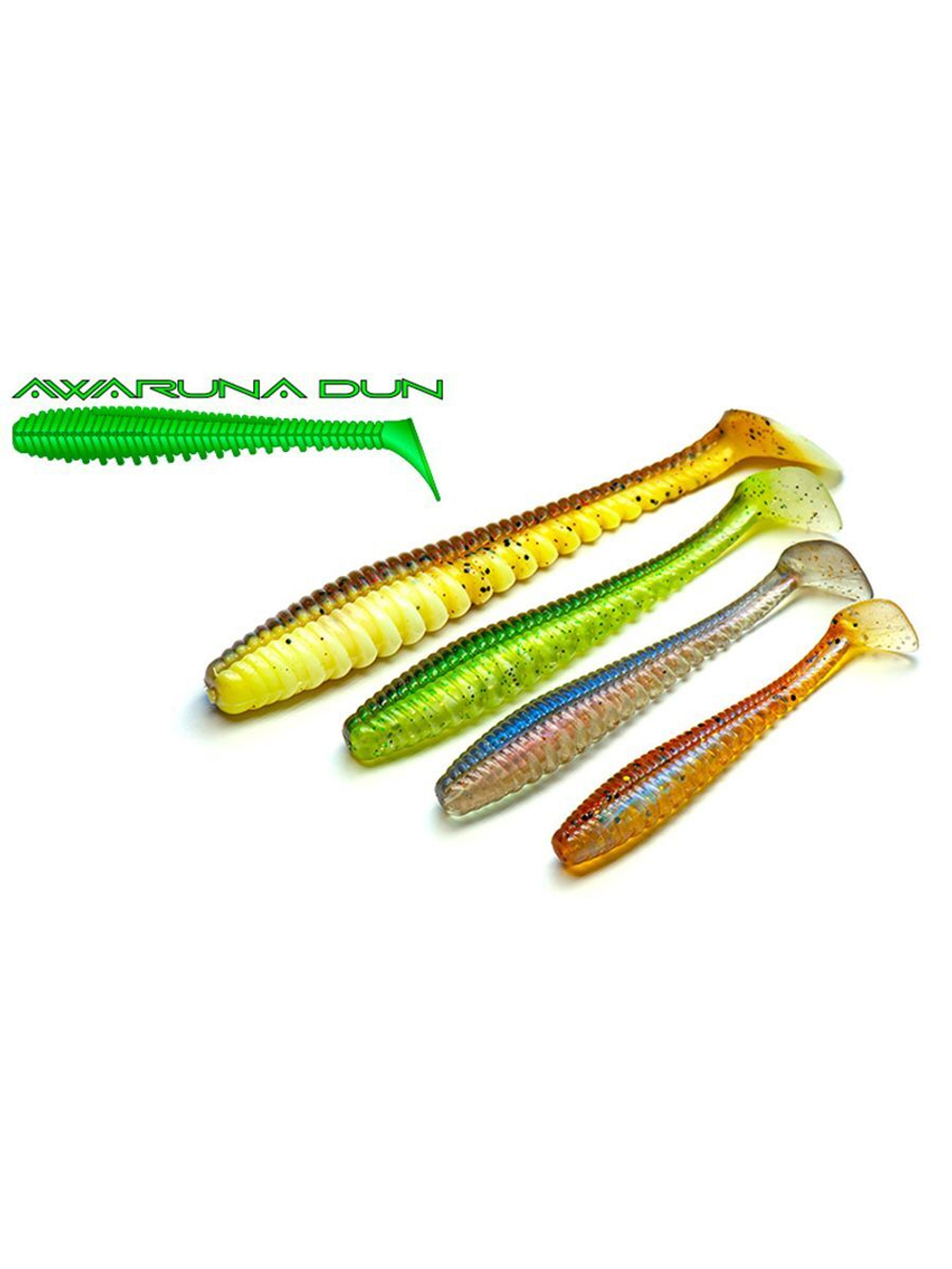 Виброхвост Awaruna Dun,4.5'',115мм,8гр,цвет 4230,4 шт/уп.