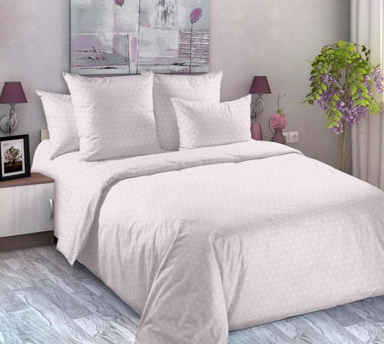 Двуспальный с европростыней комплект постельного белья Зима-Лето Прометей перкаль