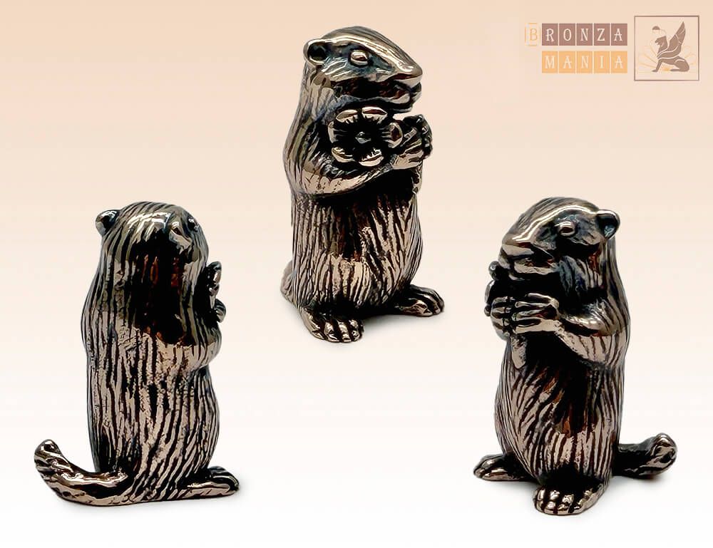 фигурка Суслик с цветочком