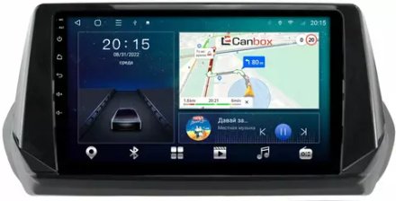 Магнитола для Peugeot 2008 2019+ - CanBox 9-1214 Android 10, 8-ядер, SIM-слот