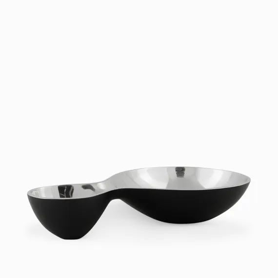 Миска Мetallic Dual, 35х20 см, серебристая