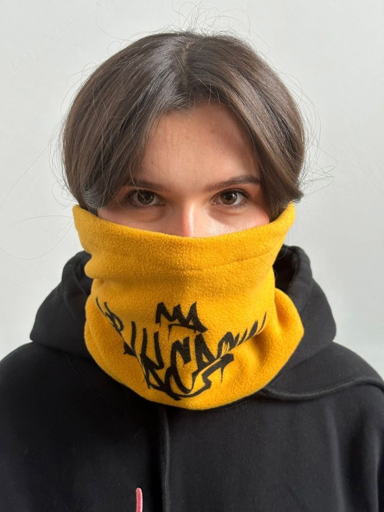 Баф BLK CROWN Tag Logo Mustard