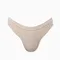 Комплект женский (топ/трусы), цвет бежевый, размер 75В