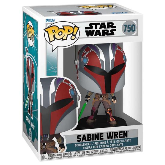 Фигурка Funko POP! Bobble Star Wars Ahsoka S3 Sabine Wren (750) 83761 / Фигурка Фанко ПОП! по мотивам вселенной "Звездные войны", Сабин Врен