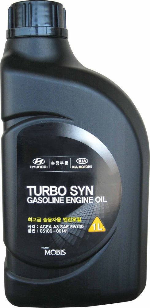 HYUNDAI 0510000141 Turbo SYN Gasoline Engine Oil SAE 5 W30 1L (Корея) моторное масло