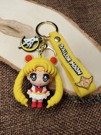Брелок объёмный Сейлор Мун с ремешком